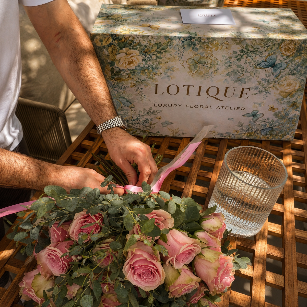Rose Elegance Vase Set
