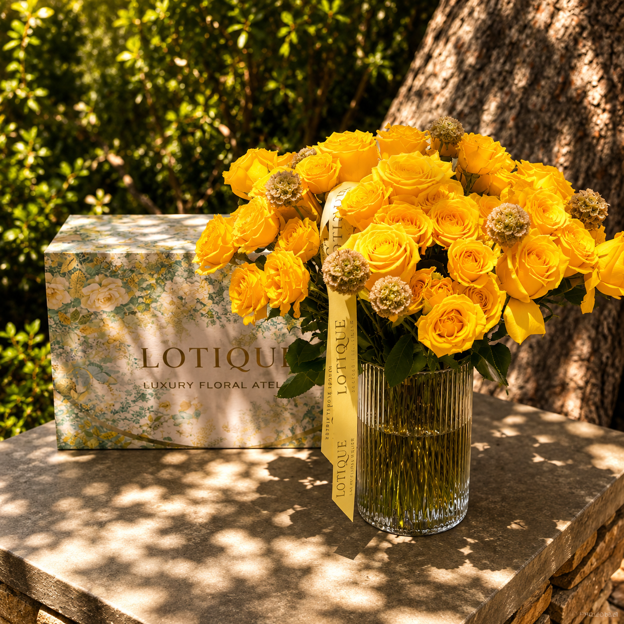 Golden Lumière Vase Set