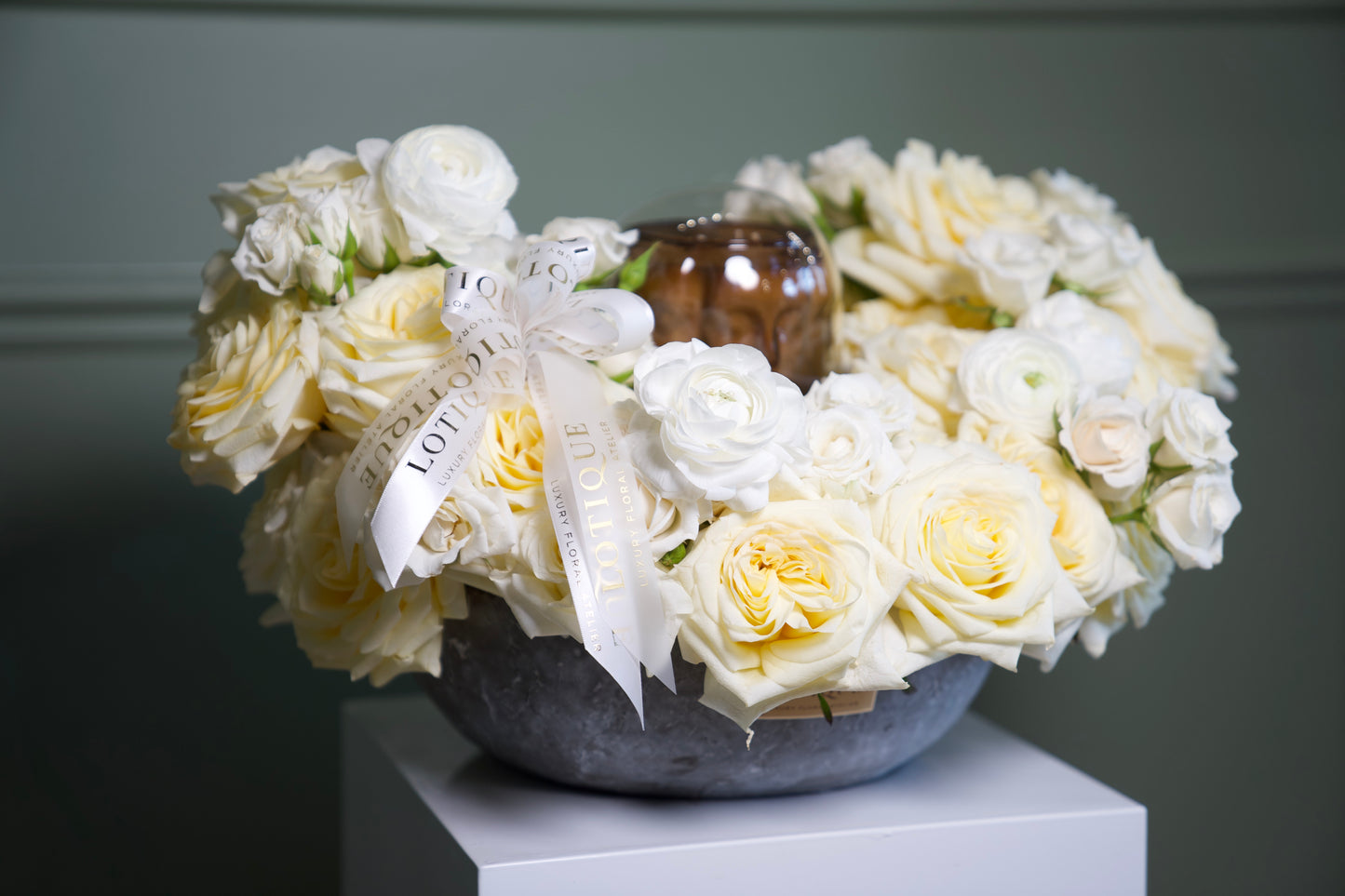 Ivory Ember Candle Garden