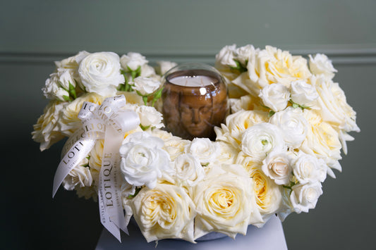 Ivory Ember Candle Garden